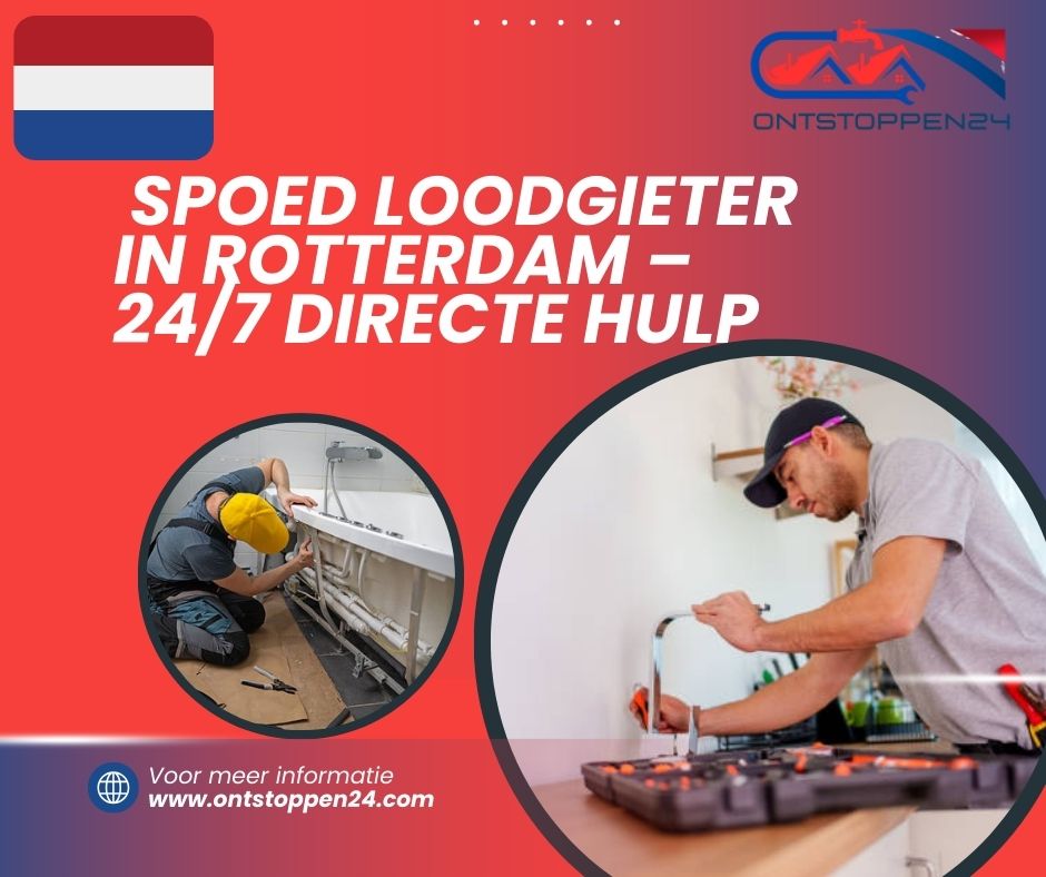 🚨 Spoed Loodgieter in Rotterdam – 24/7 Directe Hulp