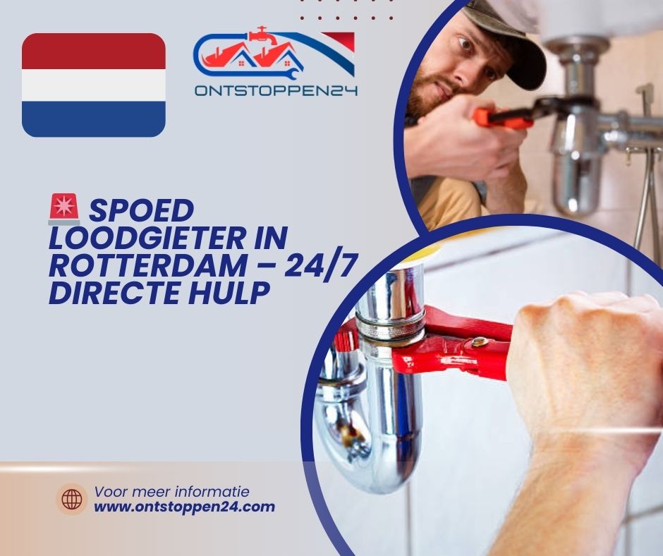 🚨 Spoed Loodgieter in Rotterdam – 24/7 Directe Hulp