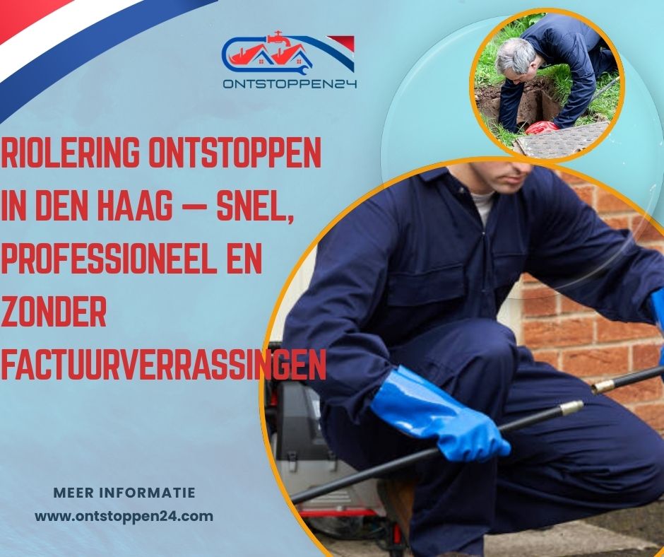 Riolering ontstoppen in Den Haag — snel, professioneel en zonder factuurverrassingen